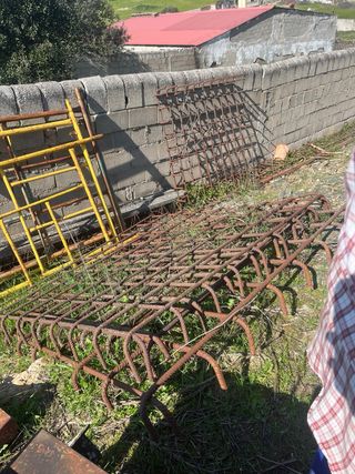 Material de construcción oxidado