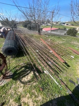 Material de construcción oxidado