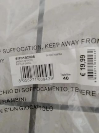 Sandali Yamamay infradito lacci schiava 40