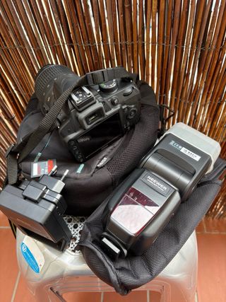 Cámara Nikon D3100 Negra