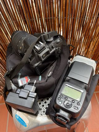 Cámara Nikon D3100 Negra