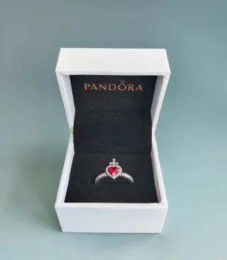 Anillo Pandora Corazón y Espada