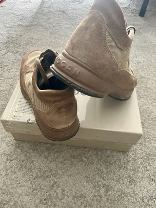 Zapatillas Hogan Interactive Beige/Marrón.