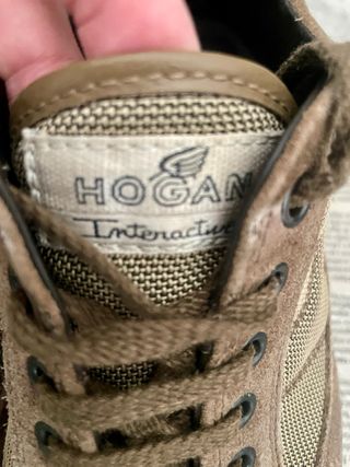 Zapatillas Hogan Interactive Beige/Marrón.