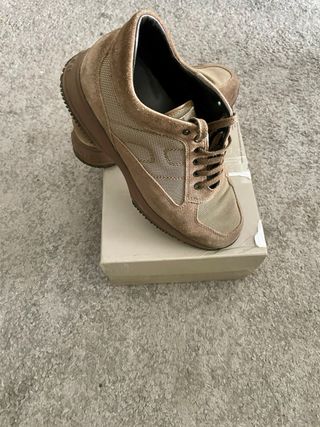 Zapatillas Hogan Interactive Beige/Marrón.