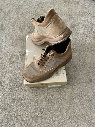Zapatillas Hogan Interactive Beige/Marrón.