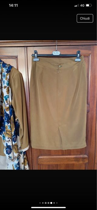 Completo Seta Pancaldi Tg.44 Multicolor Verde Oliv