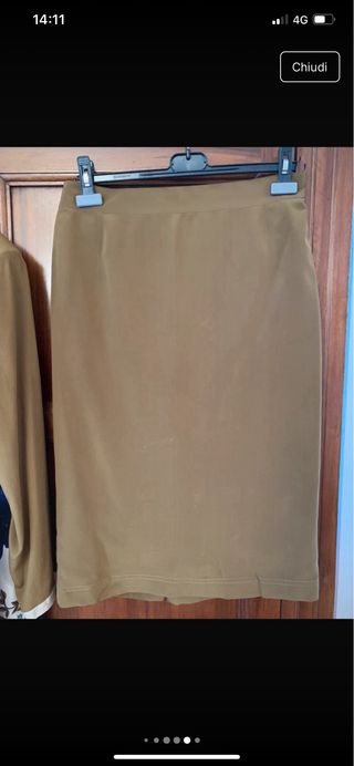 Completo Seta Pancaldi Tg.44 Multicolor Verde Oliv