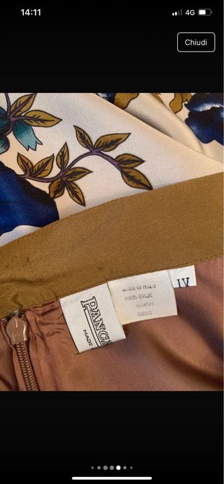 Completo Seta Pancaldi Tg.44 Multicolor Verde Oliv