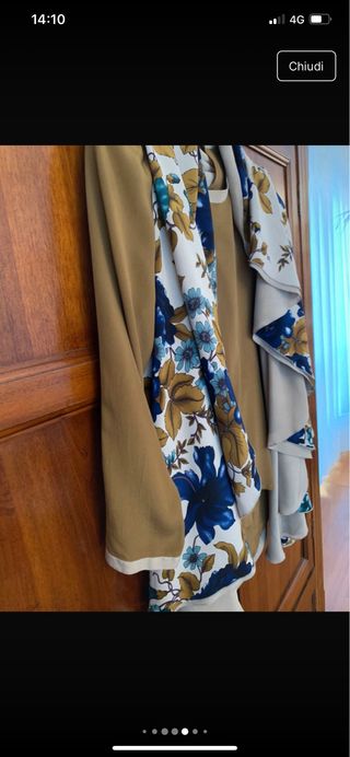 Completo Seta Pancaldi Tg.44 Multicolor Verde Oliv