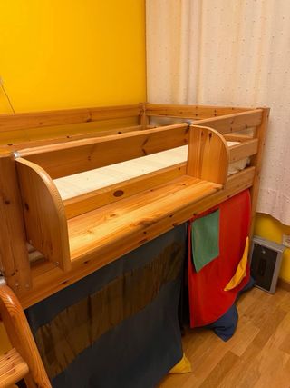 Litera Flexa con Cabaña y almacenamiento