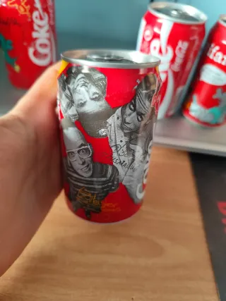 Lote 4 latas Coca-Cola Colección