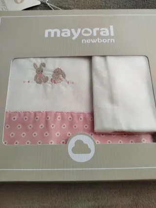 Juego sábanas mini cuna Mayoral 80x50