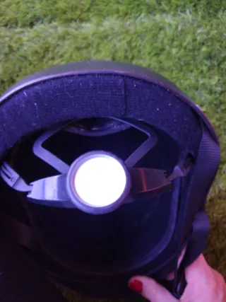 Casco de equitación negro