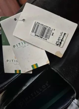 Zapatos Pitillos Hombre Negro