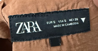 Falda pantalón Zara talla s