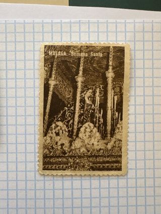 Estampas Semana Santa Málaga 1940/50