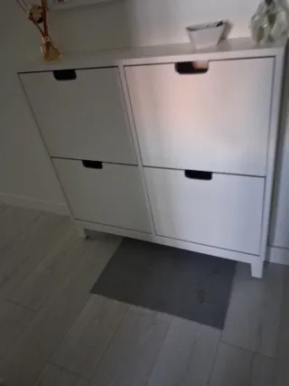 Mueble zapatero blanco