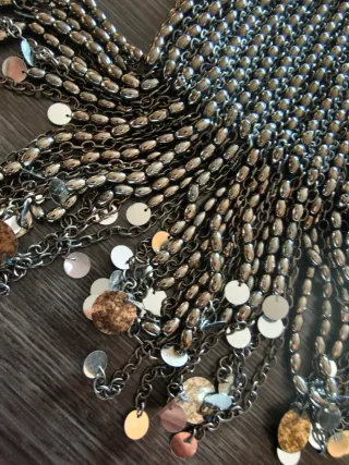 Bolso Zara Flecos Lentejuelas