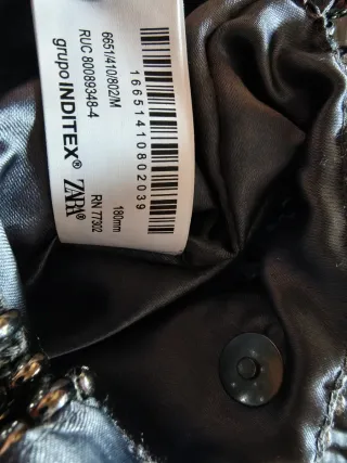 Bolso Zara Flecos Lentejuelas