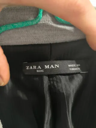 Americana Zara Gris Claro