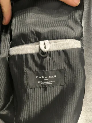 Americana Zara Gris Claro