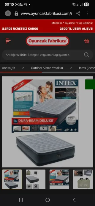 Colchão Insuflável Intex Dura-Beam Deluxe