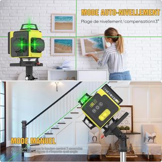 NUEVO Nivel Láser Autonivelante 360° (Con Trípode)
