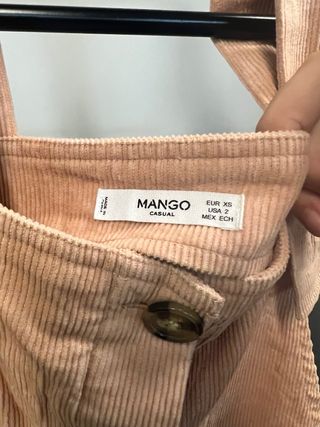 Peto corto Mango Talla XS