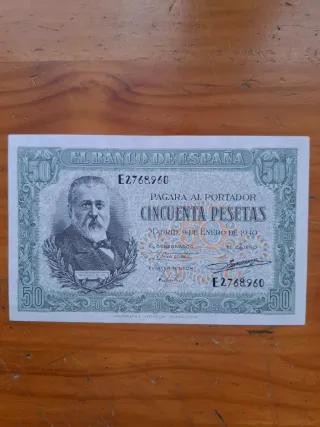 Billete 50 Pesetas Banco de España 1940