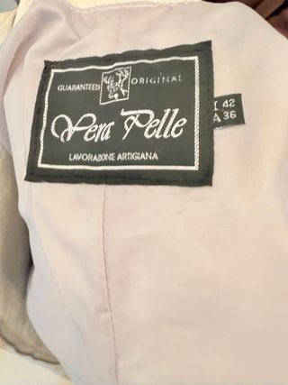 Giacca in vera pelle