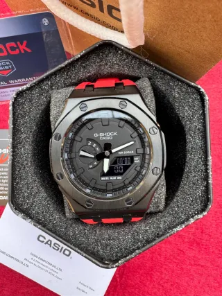 Reloj Casio G-Shock Negro y Rojo