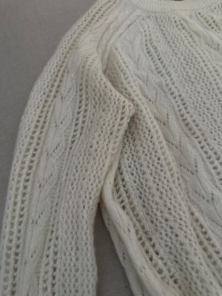 Jersey Massimo Dutti Blanco Talla XS