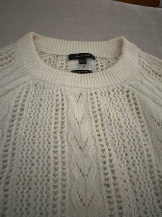 Jersey Massimo Dutti Blanco Talla XS