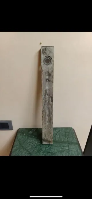 Livella da falegname vintage in legno