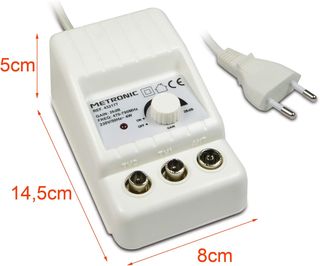 Metronic - 332177, amplificador de antena de TV in