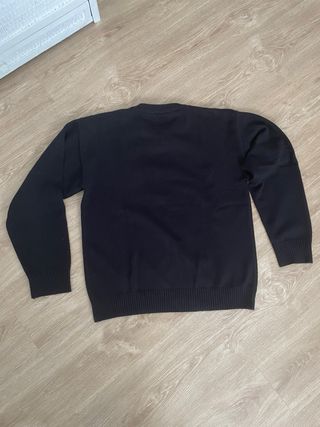 Jersey Ami Paris Negro Corazón Rojo