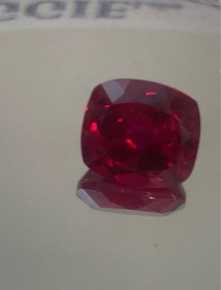 Rubí Mogok 11.05 Quilates Impecable