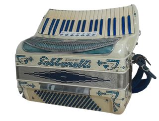 Fisarmonica Gabbanelli 96 bassi, pronta per suonare.