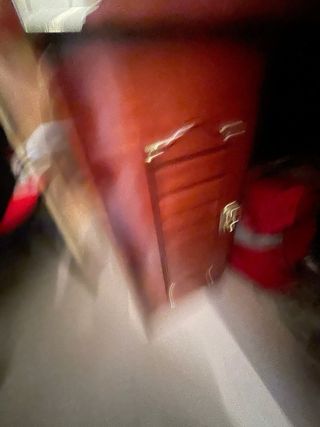 Cabecero de cama de madera oscura cama nido