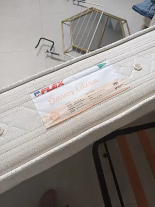 Somier de láminas y/o colchón látex