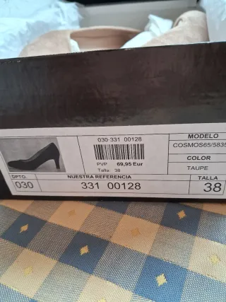 Zendra Zapato Salón Piel Beige