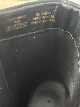 Botines Zara Piel Caña Baja Talla 38