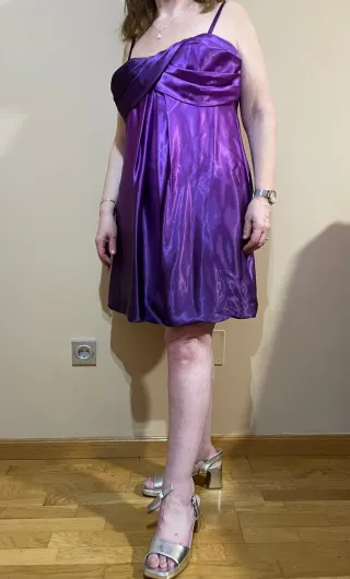 Vestido de fiesta morado