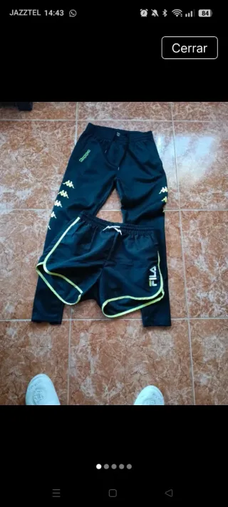 Lote Ropa Deportiva chándal Kappa y bañador Fila