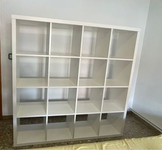 Estantería modular blanca 4x4