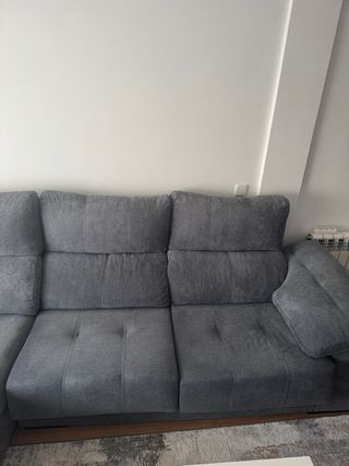 Sofá modular gris 3 plazas