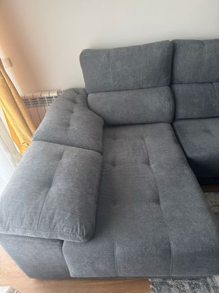 Sofá modular gris 3 plazas