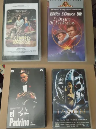 Películas VHS: Taxi Driver, Yentl, Apolo 13