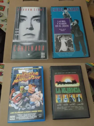 Películas VHS: Taxi Driver, Yentl, Apolo 13